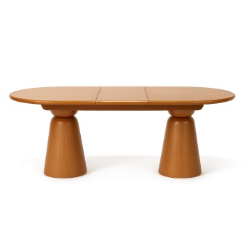 Masa Africa ovala, extensibila, din lemn de frasin, Homedit