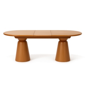 Masa Africa ovala, extensibila, din lemn de frasin, Homedit