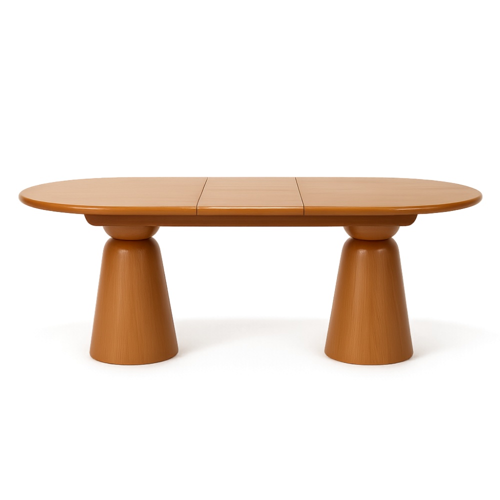 Masa Africa ovala, extensibila, din lemn de frasin, Homedit