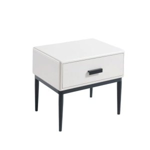 Noptiera Alb Enes, 54 x 40 x 48 cm, Homedit