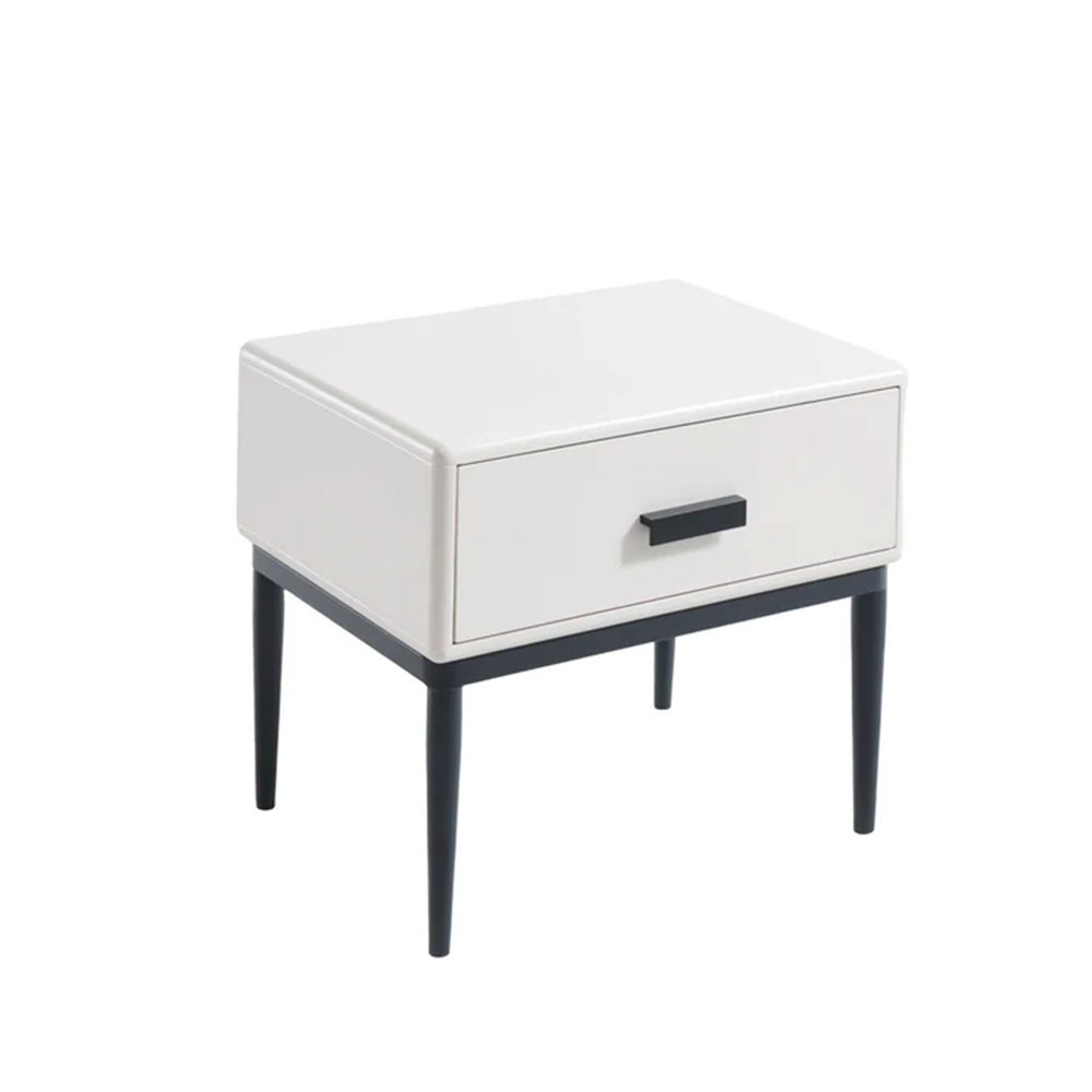Noptiera Alb Enes, 54 x 40 x 48 cm, Homedit