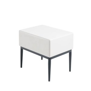 Noptiera Alb Enes, 54 x 40 x 48 cm, Homedit