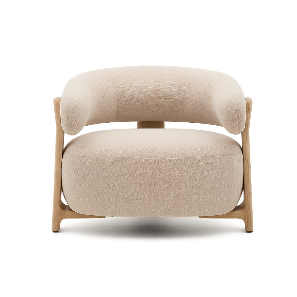 Fotoliu Swing design sculptural și confort compact | Homedit