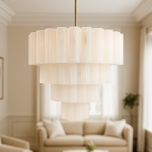 candelabru luretta, elemente de metal si sticla, homedit