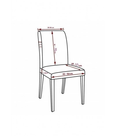 Husa scaun universala spandex/ Galben