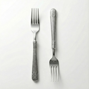 Furculiță din inox alimentar 410, concepută pentru fine dining, homedit