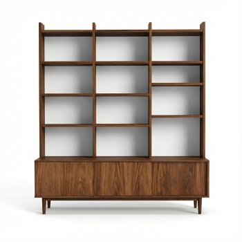 biblioteca lemn 180 x 30 x 180 cm yaris, homedit