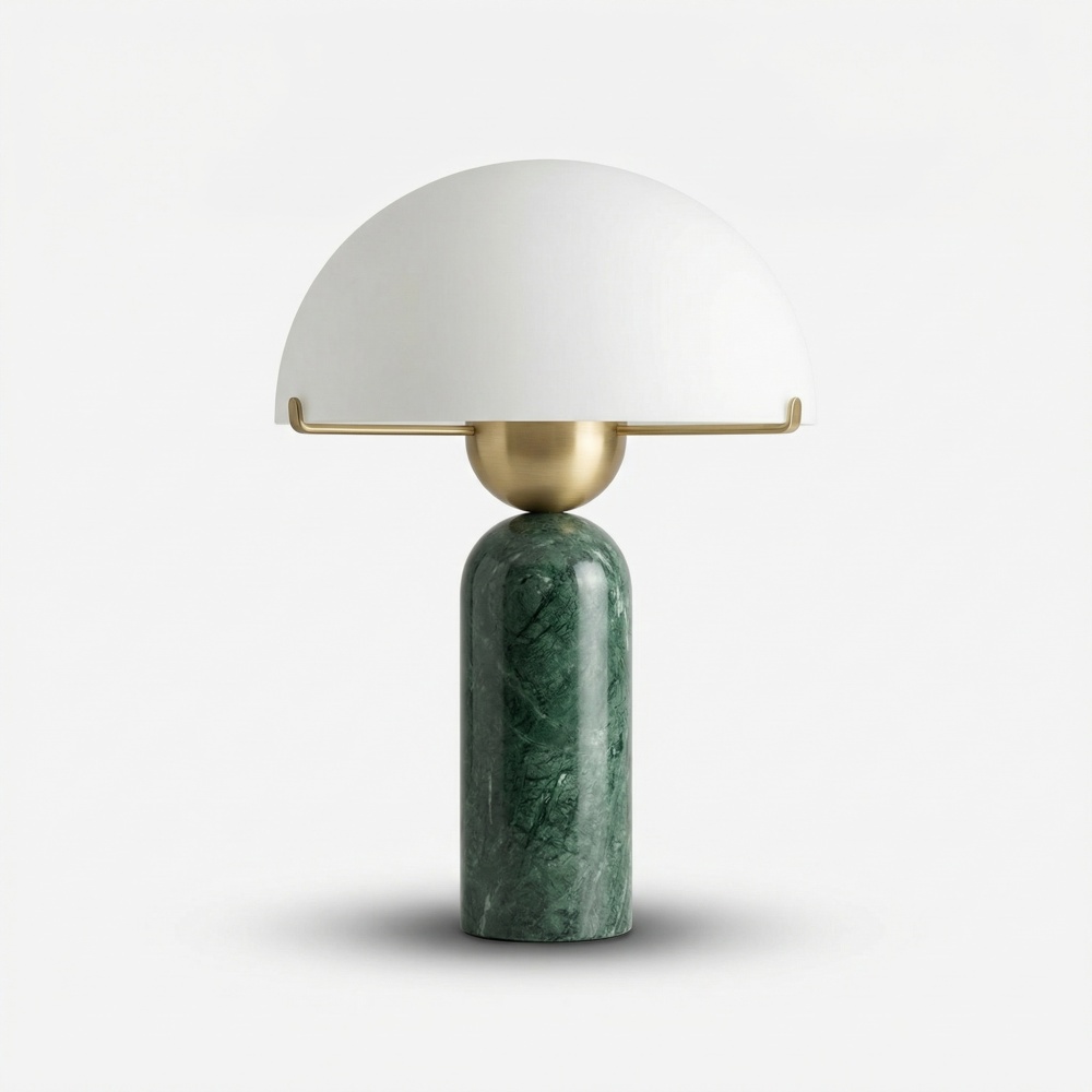 lampa, 30 x 45 cm marmura verde si sticla emeralis, homedit