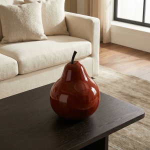 ornament 45 cm x 34 cm, din rasina, Pear, homedit