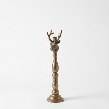 Sfeșnic din fier, 13,5 x 13,5 x 49 cm regal, homedit