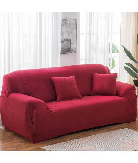 Husa canapea 3 locuri culoare rosu