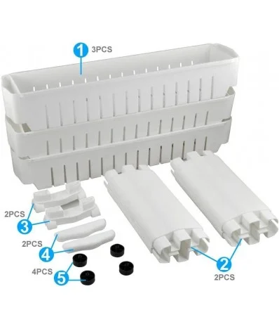 Organizator cu roti slim multifunctional, baie, bucatarie, birou, Homedit