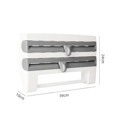 Organizator pentru folie alimentara , rola hartie si condimente, suport pentru bucatarie, Homedit