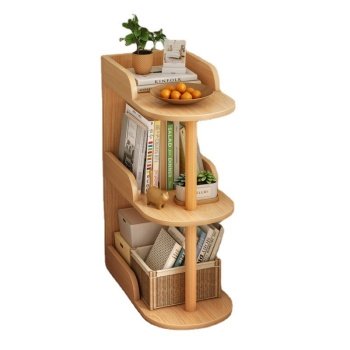 Raft bej din PAL cu polite etajate 72 cm x 24 cm x 48 cm, etajera, organizator, Homedit