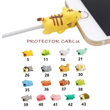 Protectie cablu USB, animal bites, Homedit