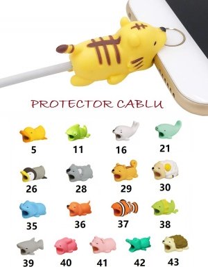 Protectie cablu USB, animal bites, Homedit