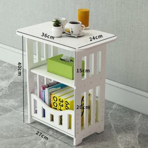 Noptiera alba, raft scandinav pentru depozitare, Homedit Noptiera alba, raft scandinav pentru depozitare, Homedit