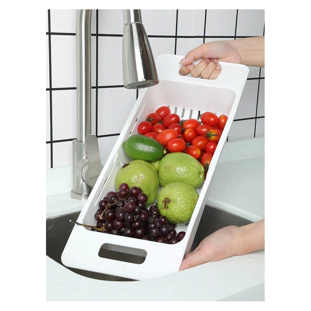 Suport retractabil din plastic pentru chiveta, cos legume Suport retractabil din plastic pentru chiveta, cos legume