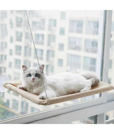 Hamac pentru pisici cu aplicare pe geam, pat suspendat pisica Homedit
