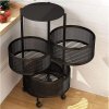Raft mobil cu sertare 3 rotative, organizator bucatarie rotativ Raft mobil cu sertare 3 rotative, organizator bucatarie rotativ