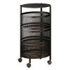 Raft mobil cu sertare 3 rotative, organizator bucatarie rotativ Raft mobil cu sertare 3 rotative, organizator bucatarie rotativ