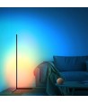 Lampa multicolora pentru colt, lampa cu telecomanda si dimmer, Homedit