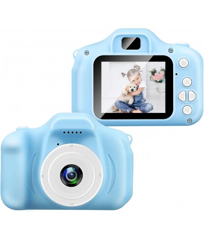 Mini camera foto albastru pentru copii, Homedit