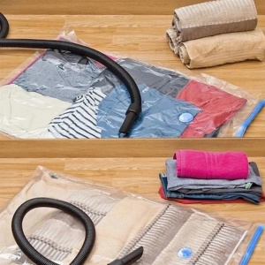 Sac vidare haine, sac 80 x 110 cm pentru imbracaminte, Homedit