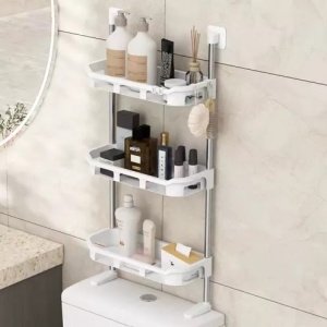 Suport pentru vasul de toaleta, raft multifunctional baie