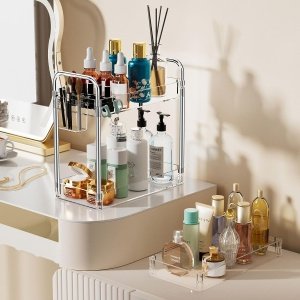 Organizator baie, raft transparent, Homedit