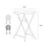 Set 20 mese pliabile pentru bar, masa cocktail 80 cm x 110 cm,bar, Homedit Set 20 mese pliabile pentru bar, masa cocktail 80 cm x 110 cm,bar, Homedit