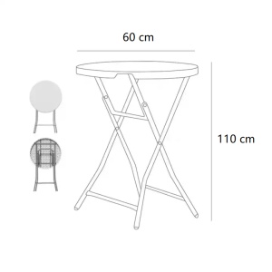 Set 20 mese pliabile pentru bar, masa cocktail 60 cm x 110 cm,bar, Homedit Set 20 mese pliabile pentru bar, masa cocktail 60 cm x 110 cm,bar, Homedit
