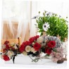 Vaza din acril pentru evenimente, vaza transparenta, vaza flori, Homedit