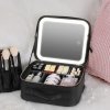 Geanta make-up cu oglinda si lumina LED, geanta cosmetice Geanta make-up cu oglinda si lumina LED, geanta cosmetice