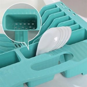 Cos retractabil pentru uscat vase, uscator vase, organizator vese