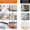 Autocolant cu model marmura thassos pios, Homedit Autocolant cu model marmura thassos pios, Homedit