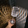 Set 2 lampi 3D cu lumina calda si rece, lampa cristal pentru masa, Homedit