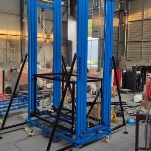 Schela cu motor, schela ridicare 5m 500kg, schela metalica