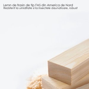 Scaun premium din lemn de frasin Noble Seat, Homedit