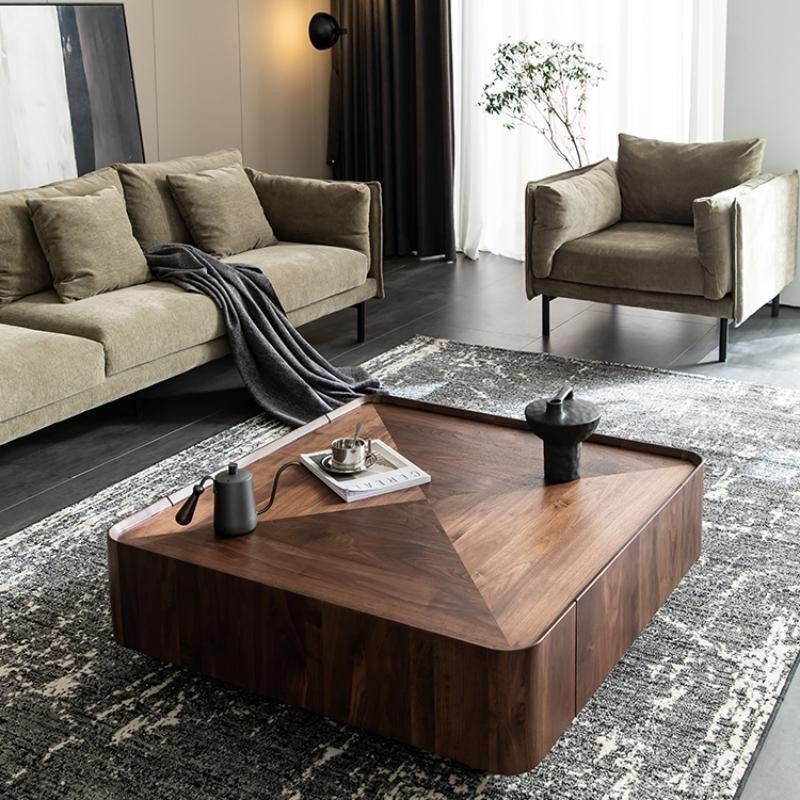 Masa cafea premium SquareWood, Homedit - Image 4