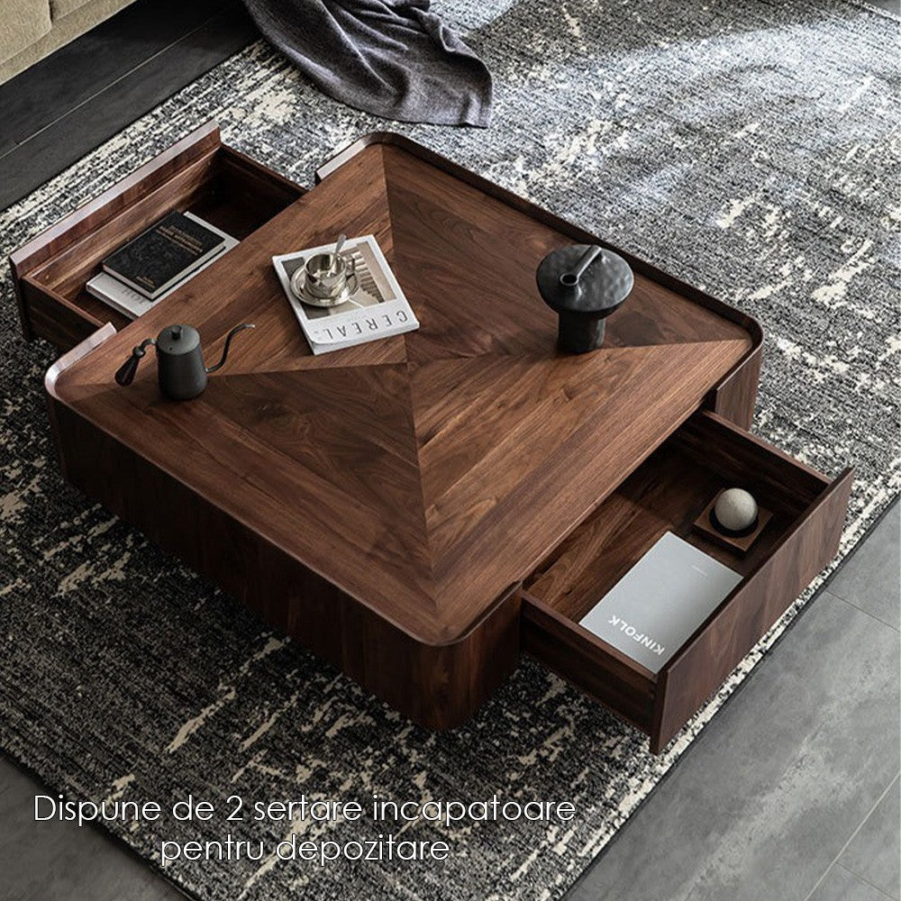 Masa cafea premium SquareWood, Homedit - Image 3