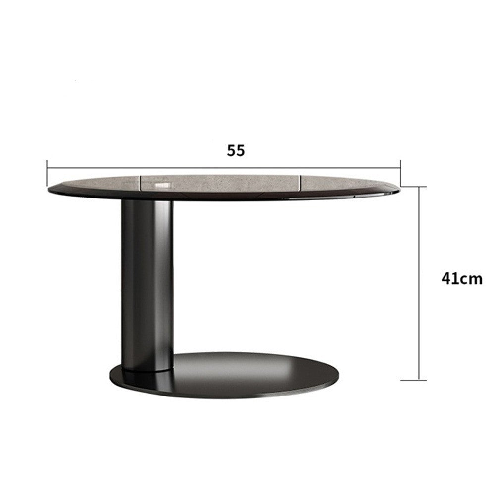 Set masa cafea din lemn de nuc Pureview, Homedit - Image 13