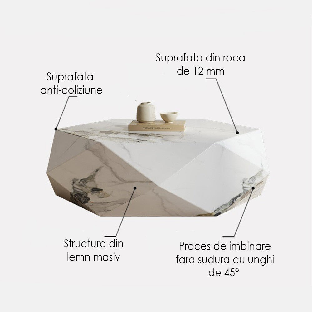 Masa cafea premium 110 cm x 35 cm Diamond, Homedit - Image 7