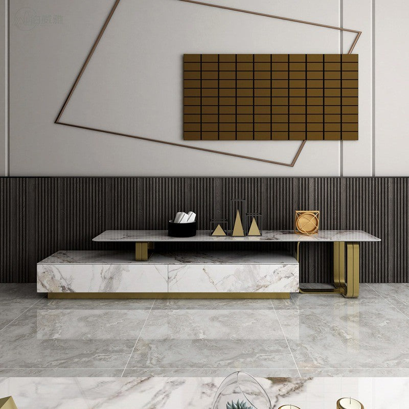 Comoda tv extensibila si de colț 180 cm - 350 cm Manor, mobila tv, Homedit - Image 5