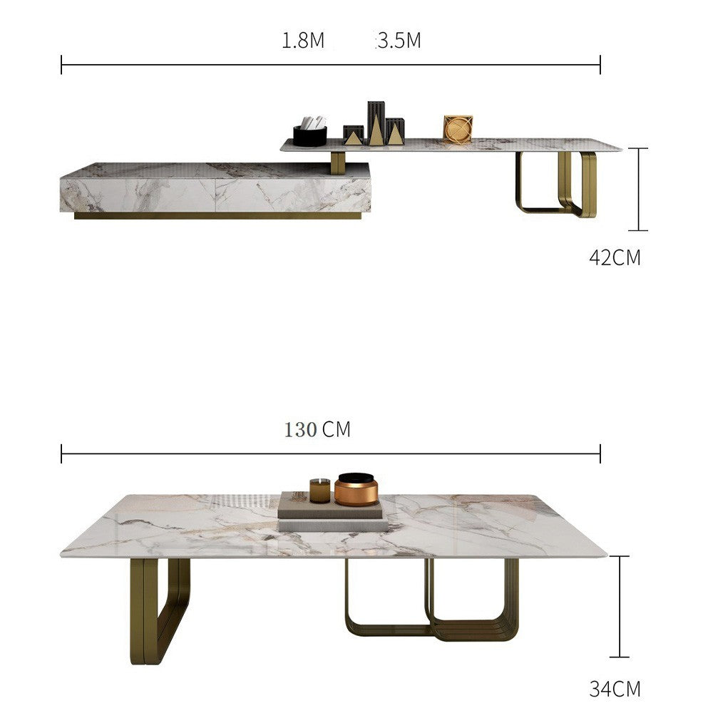 Comoda tv extensibila si de colț 180 cm - 350 cm Manor, mobila tv, Homedit - Image 12