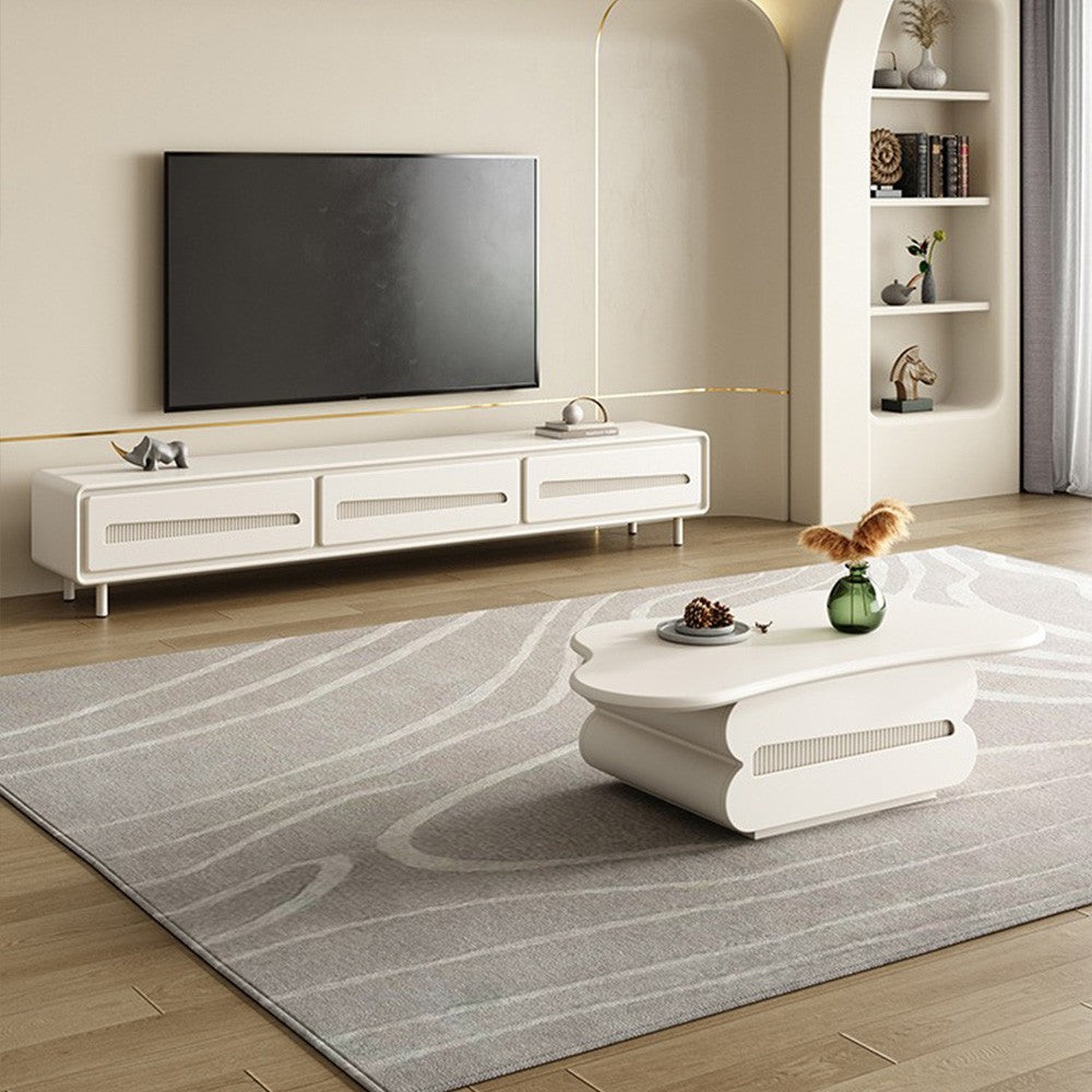 Masa living si comoda tv premium Snow, Homedit - Image 5