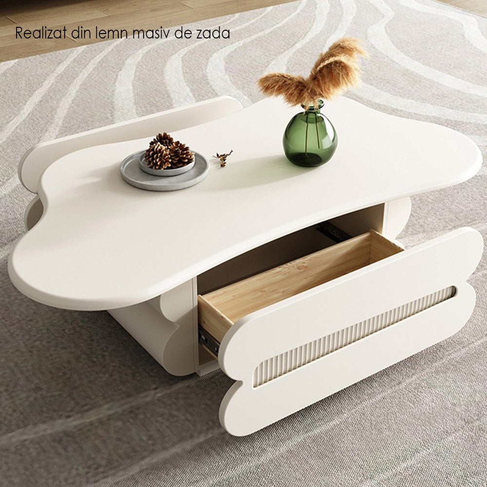 Masa living si comoda tv premium Snow, Homedit - Image 10