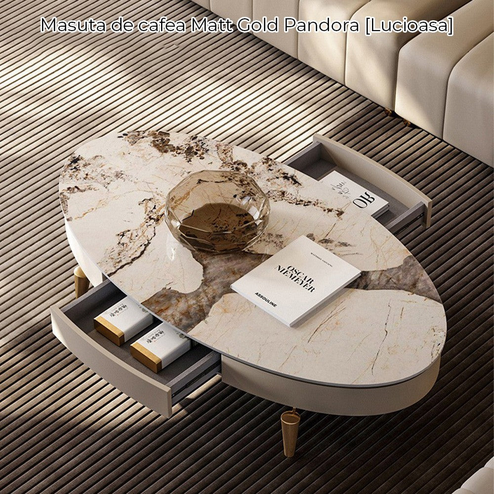 Masa living si Comoda Tv Goldora, Homedit - Image 12