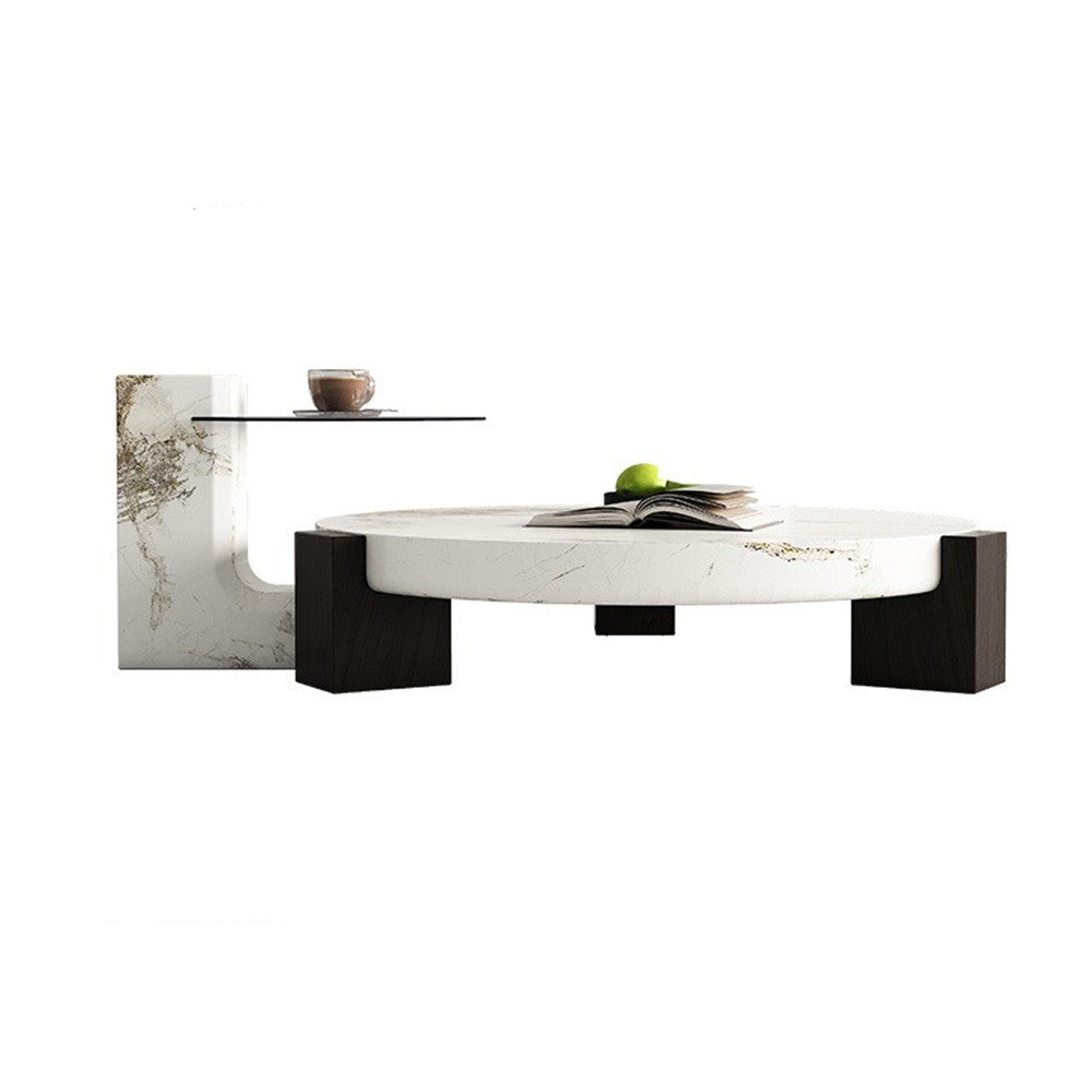 Masa cafea lemn, 90 + 40 cm x 44 cm Affair, Homedit - Image 8