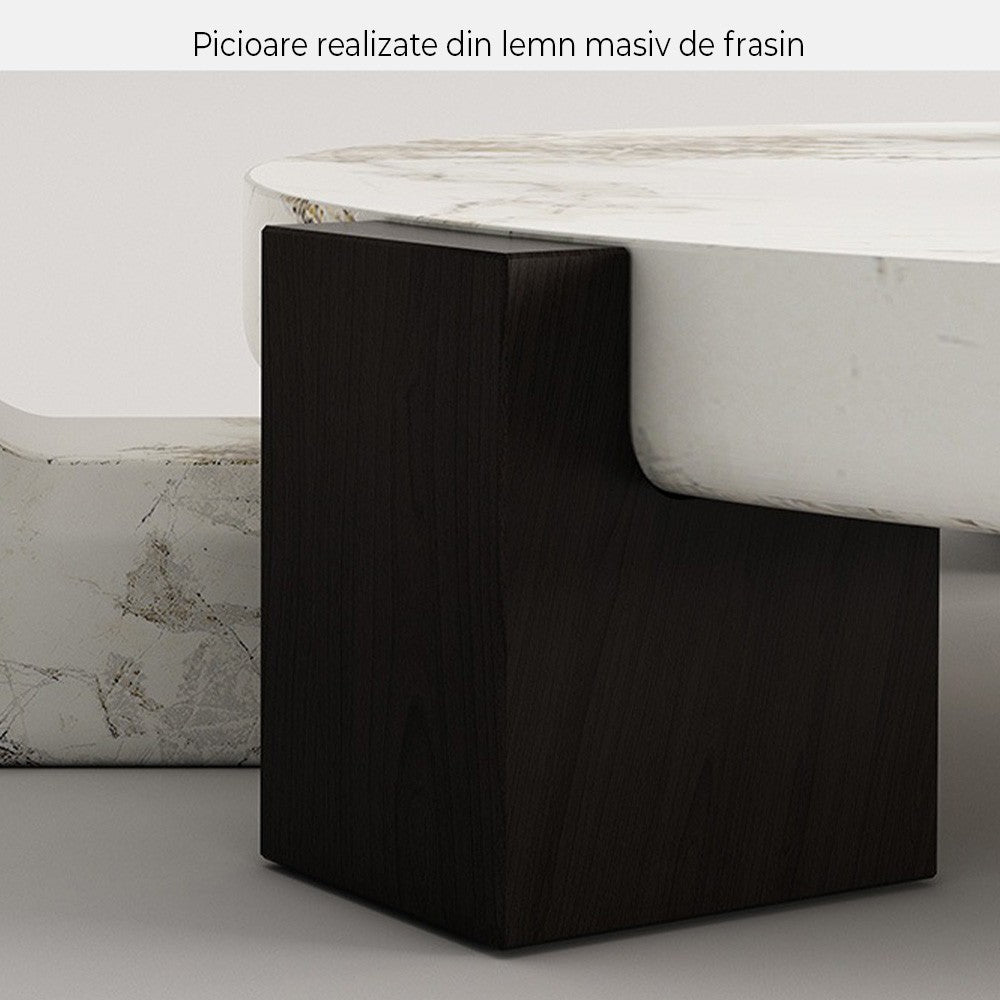 Masa cafea lemn, 90 + 40 cm x 44 cm Affair, Homedit - Image 7